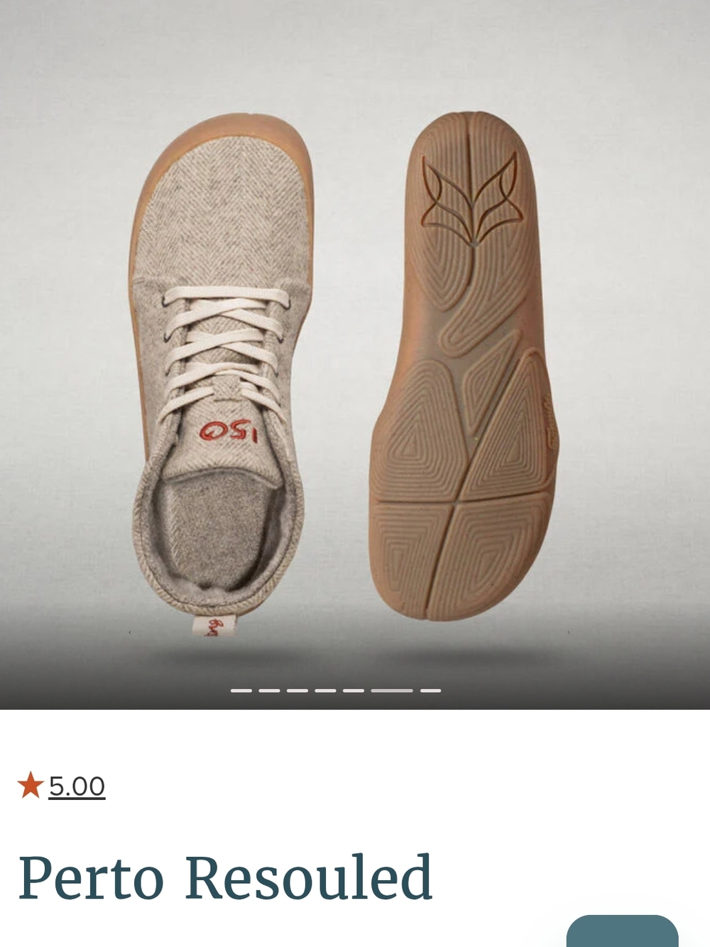 Wildling Perto Resouled Barefoot Sneakers